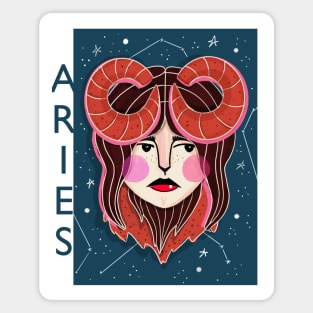 ARIES GIRL Magnet